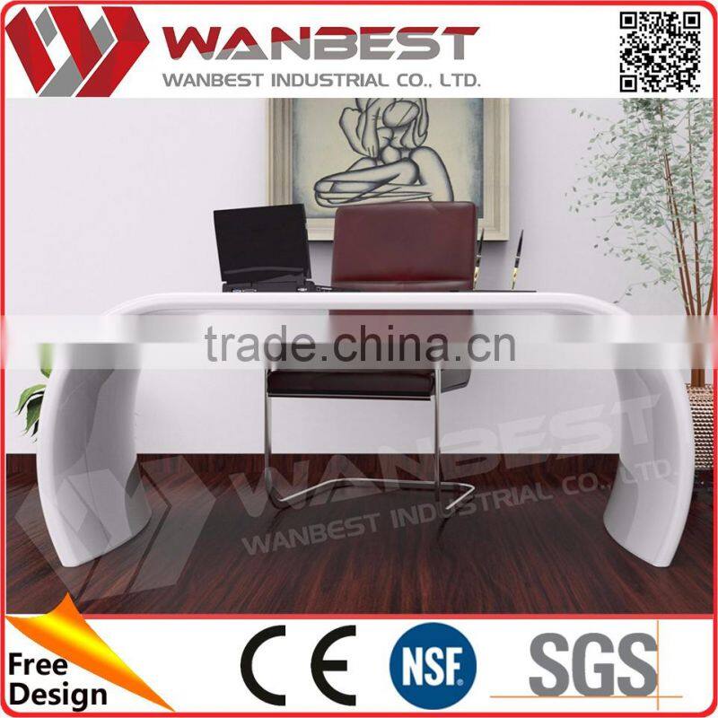 Half Round Office Desk Artistic Design U Type Office Desk