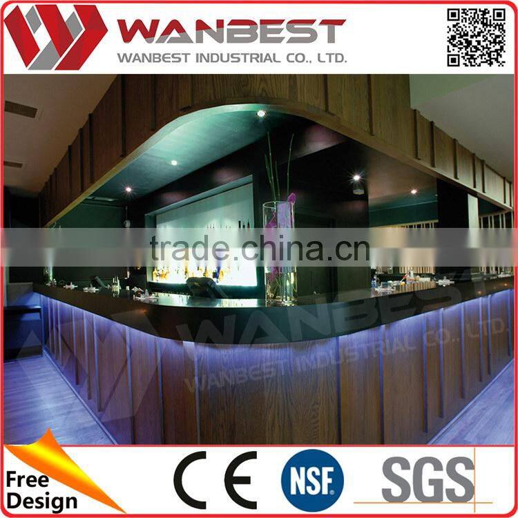 Practical Supreme Quality oval design bar counter