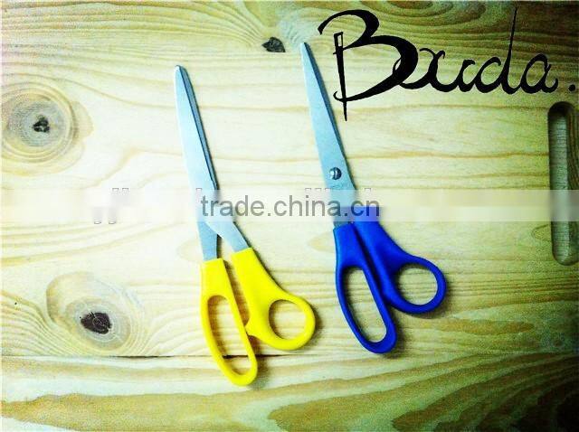 8" Popular cheap price office scissors with plastic handle BD-S1661