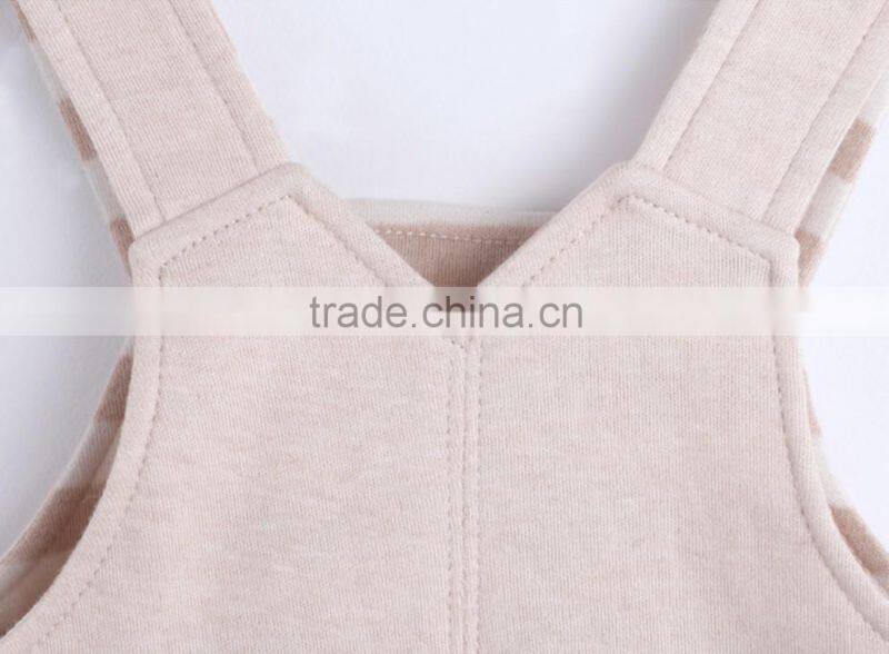 high quality baby long suspender trousers