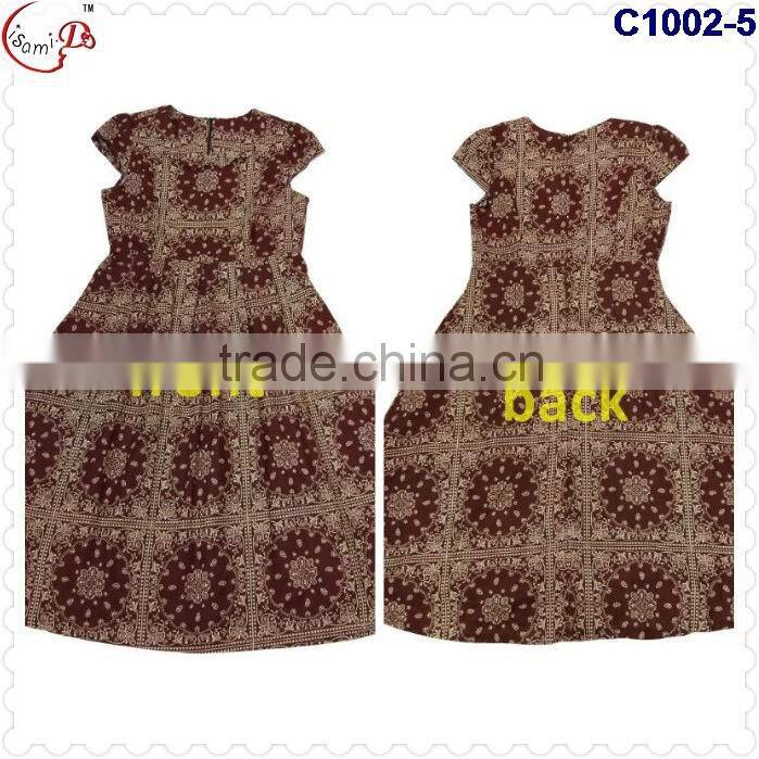 C1002 newest fashion best selling African women's African kaftan Lady dress making you perfect and slim figure