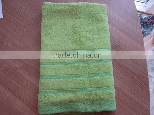 100%Bamboo Dobby Active Dyed Solid Bath Towel