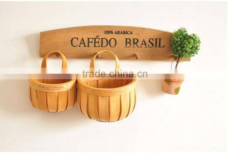 Hot sale Clothes hanger hook wooden hanger hook Children clothes wall hanger