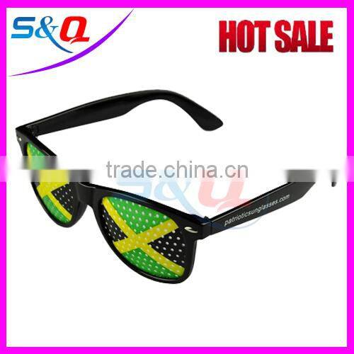 Custom Black Pinhole Glasses with custom logo