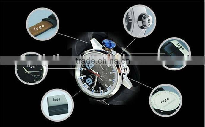 Military Style Sports Auto Date Leather Strap Outdoor Climbing japanese wrist watch brands