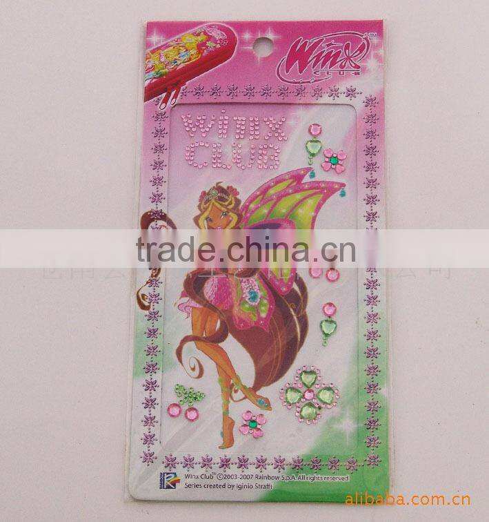 Top Sale Mobile Phone Acrylic Sticker/acrylic sticker / crystal sticker