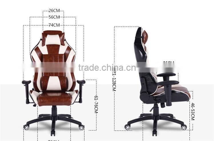 2016 New style PU leather comfortable Gaming racing office chair Y180