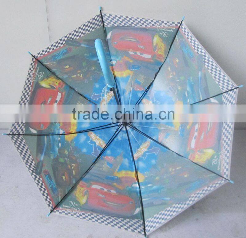 Light plastic umbrella for kids