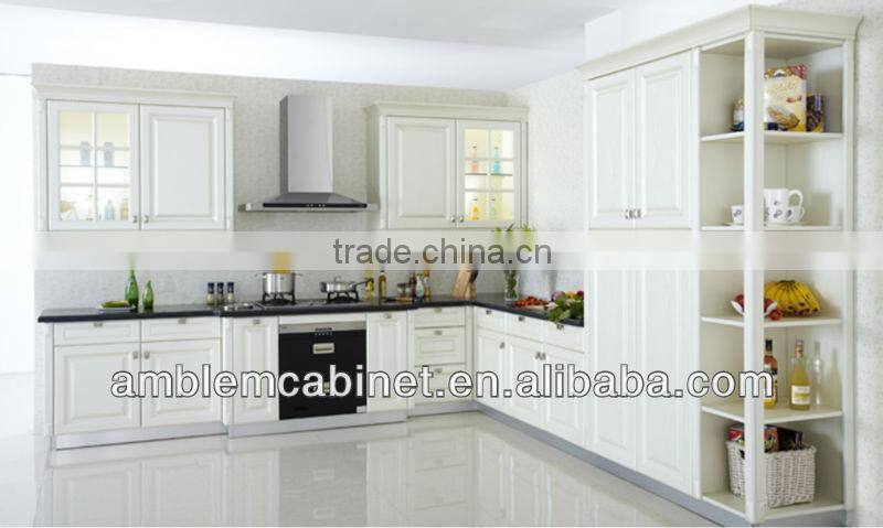 PVC Membrane faced MDF kitchen cabinet