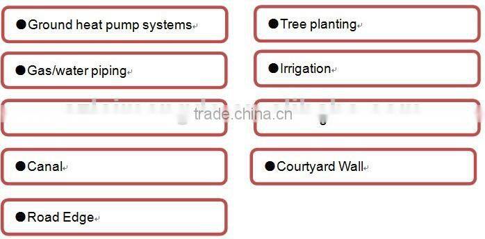 digging tools trenching machine with CE for tractor