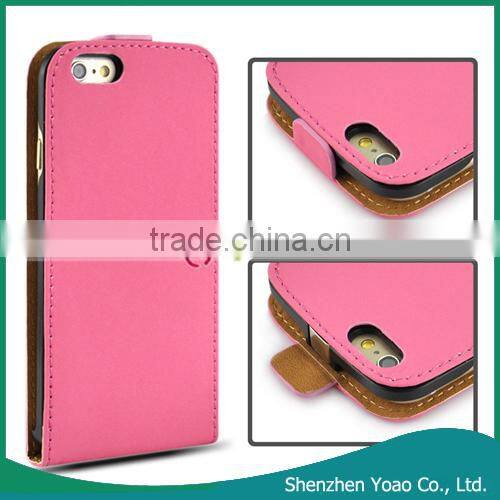 Korean Style Up-down Opening PU Leather Case for iPhone 6,Mobile Phone Case for iPhone 6