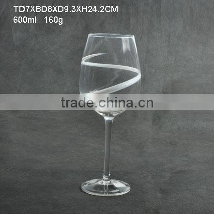 500ml High quality Crystal Wine Glass ,Goblet Made in China,New design