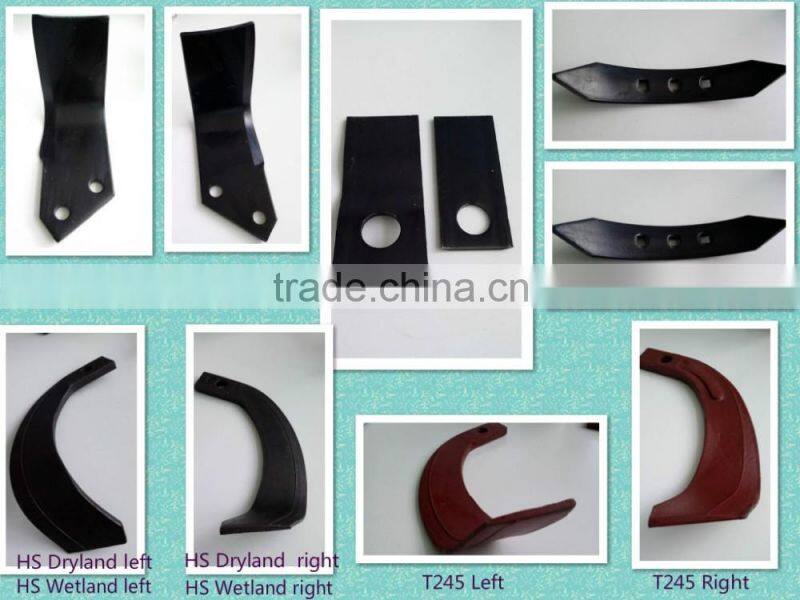 Dry land tiller blade