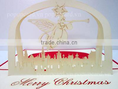 Happy trip pop up greeting card