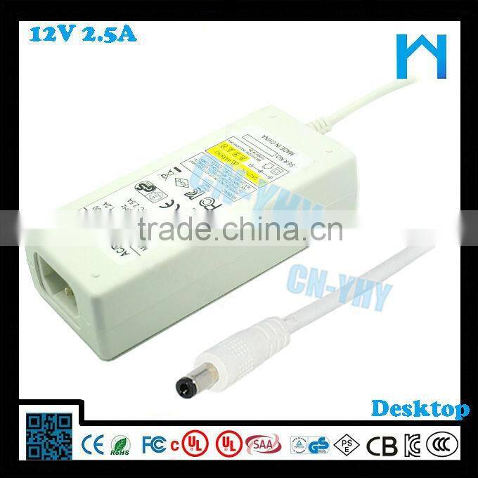 ac dc adapter 12v 2.5a Switching Power Supply UL1310 Class 2