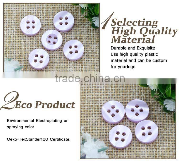 Guangzhou button favorites plastic sewing button used for shirt