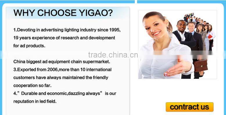 slim led menu light box for restaurant