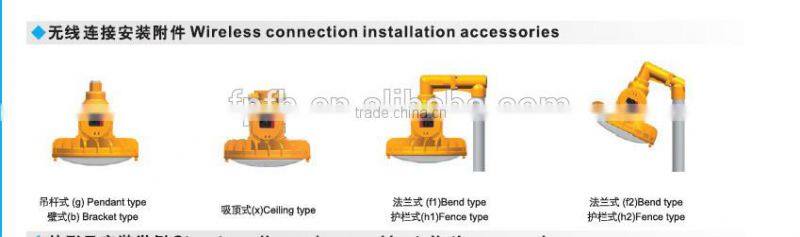 BAD87 ATEX approval 40w high quality led explosion proof lamp