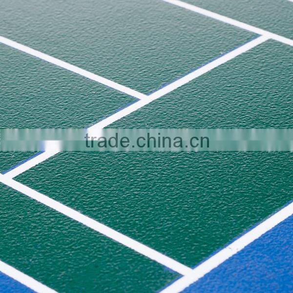 5MM slicon PU synthetic court sports flooring