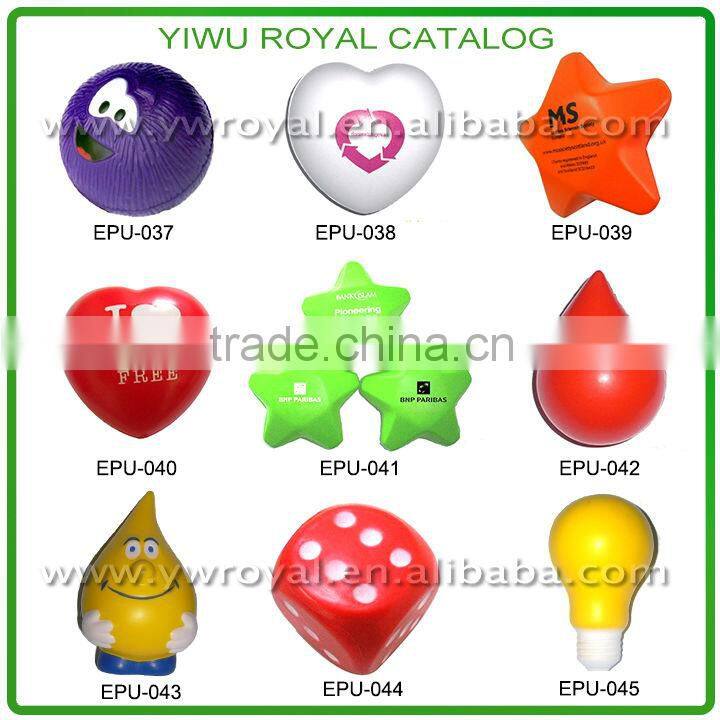 Funny Own Animal Shape Foam Promotional Anti Stress Toys