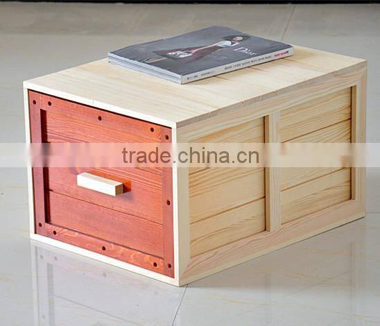 solid wood wine packaging box