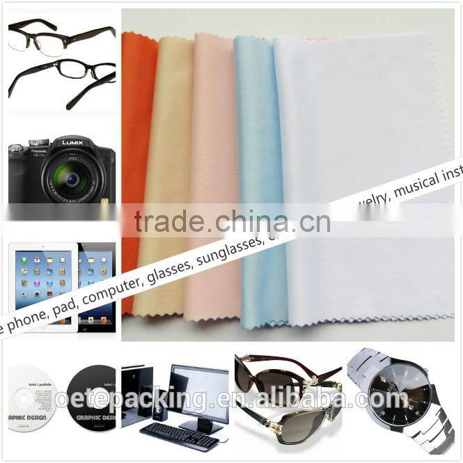 factory direct supply 15*18 solid color zig zag microfiber cleaning cloth