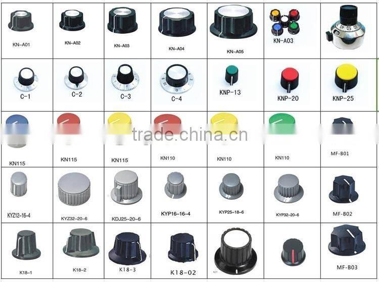 knob for potentiometer plastic knob for 6mm shaft