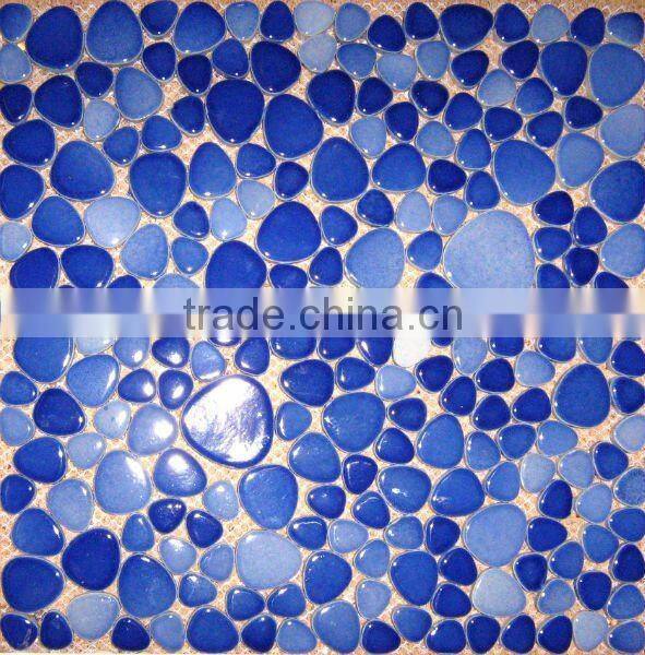 DIY craft light brown mini ceramic tile handicraft material