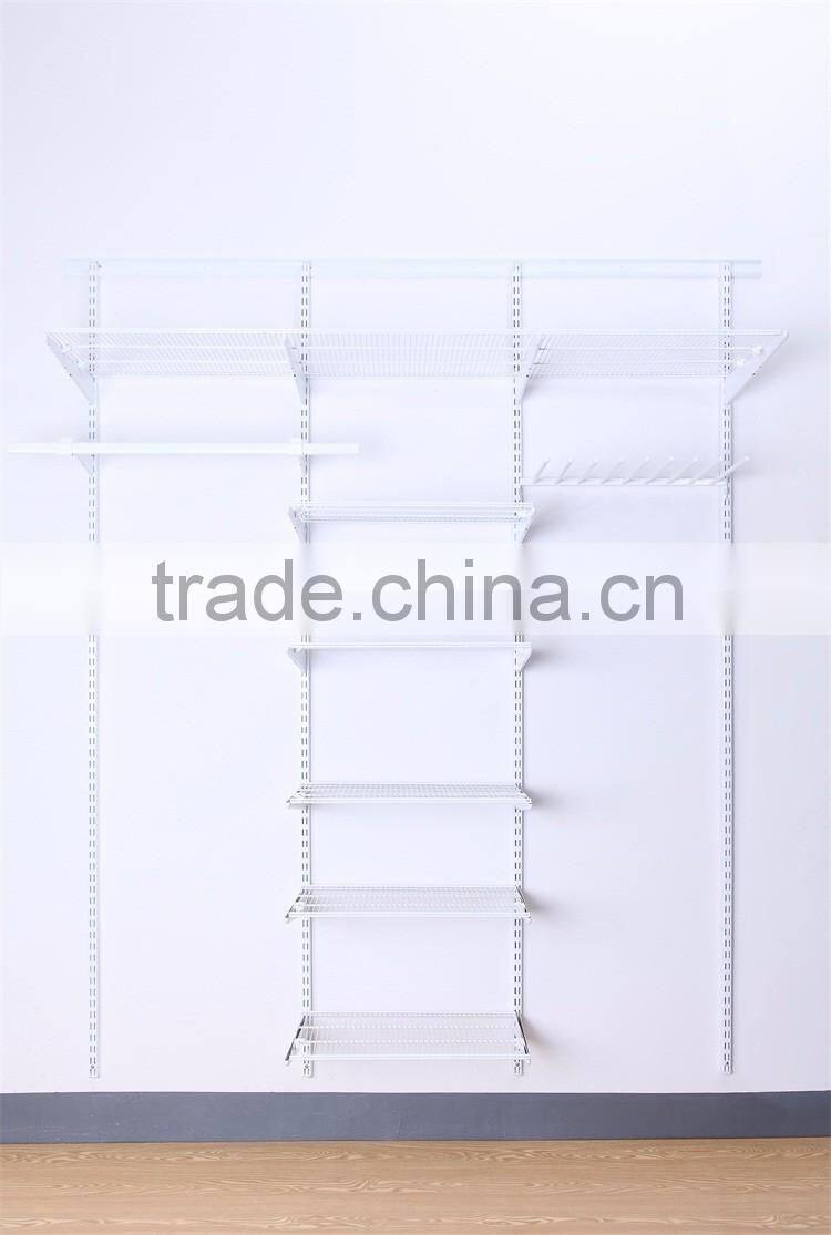 Easy Install Home Furniture Modern Design Metal Bedroom Wardrobe