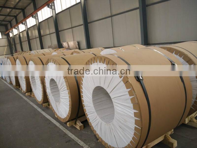 Orange color PE single coated 1060 H24 corrugated aluminum roofing sheet 900mm width