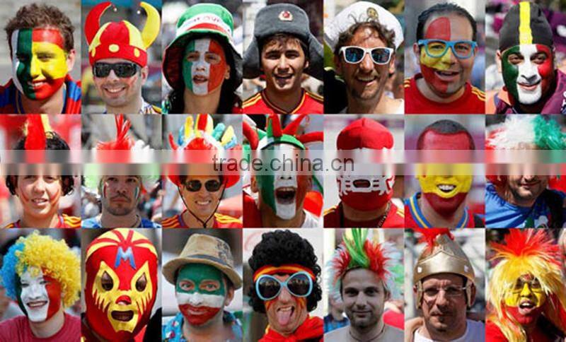 Cheap Safety waterproof world cup face paint football sports fans flag face paint