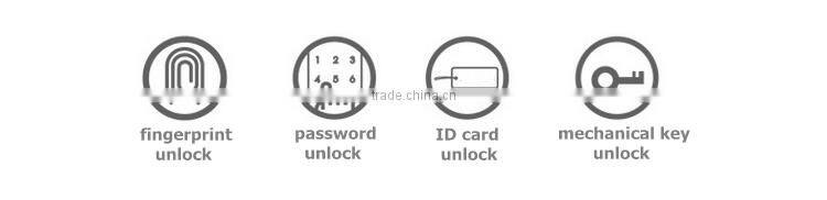 Hotel NFC Wireless Keyless Chongqing Portable Adhesiv Door Lock with Finger Print