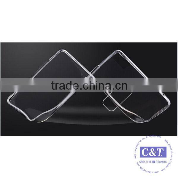 C&T New Design 0.3mm Crystal Clear Soft TPU Cover Case For Oneplus 2 Two 2nd