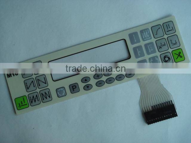 China-made multi color custom new membrane switch with window