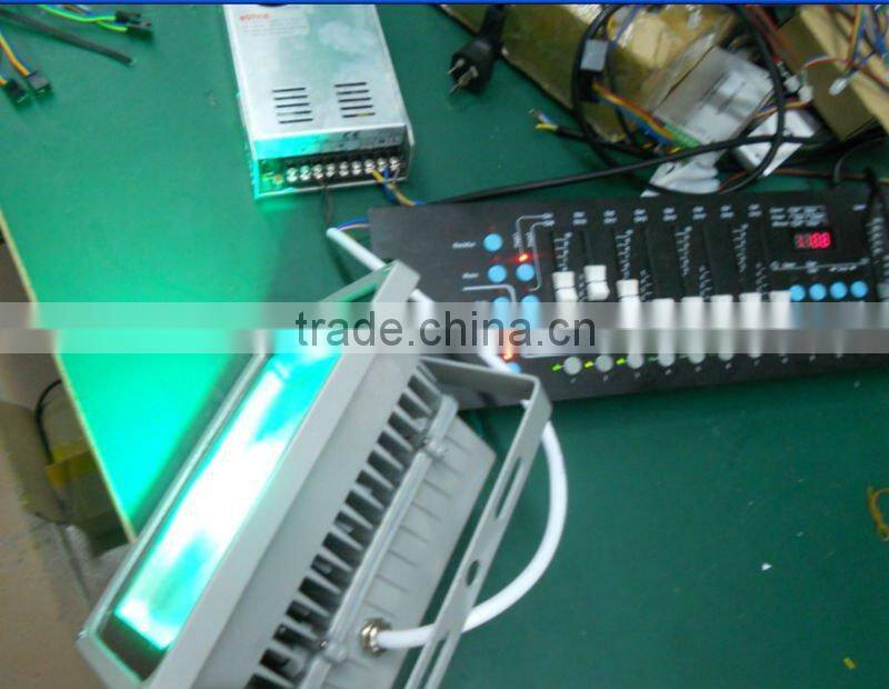 30W RGB DMX flood light,DC24V input;can be controlled by dmx controller directly