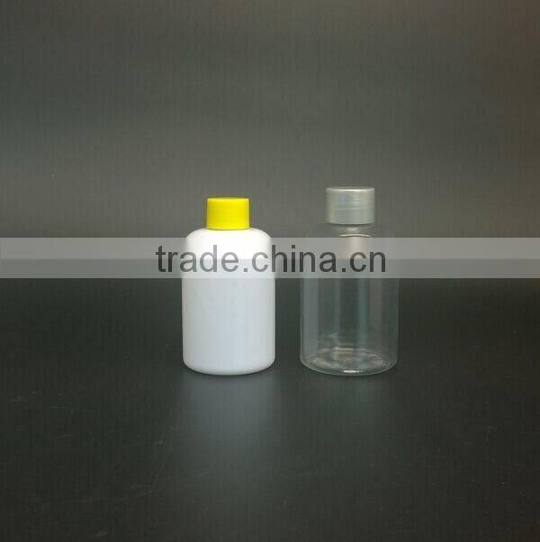 120ml 4oz boston round pet cosmetic bottle for shampoo, lotion,body gel, beauty cream