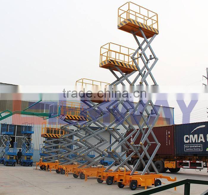 4m-20m Hydraulic trailer scissor lift mobile lift platform
