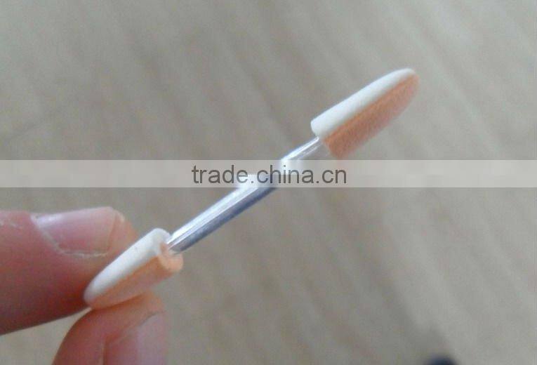 plastic sponge head spatula for mask and cosmetic and eye shadow