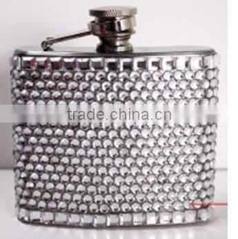 7 oz painting stainless steel hip flask,mini hip flask