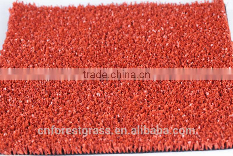 Best tennis grass cheap price PE yarn artificial turf colorful for tennis