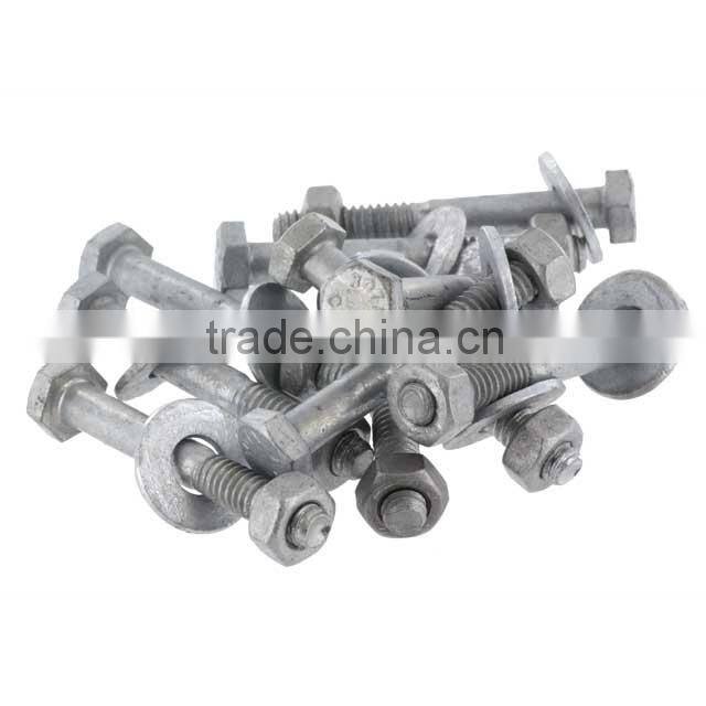 Good quality carbon steel zinc plated jack bolt