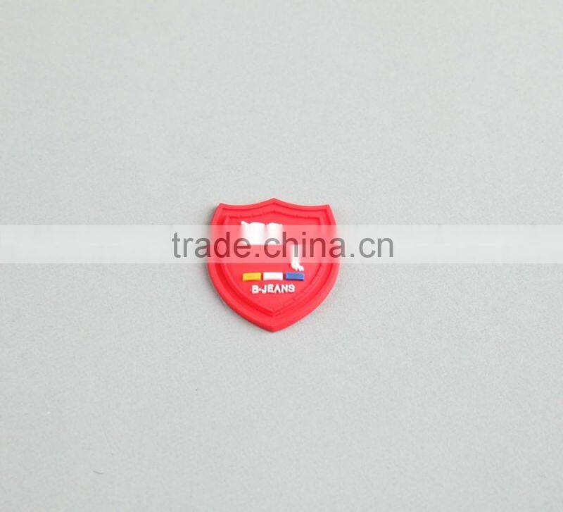 High Quality Customized PVC Rubber Silicone Label Patch For Bag