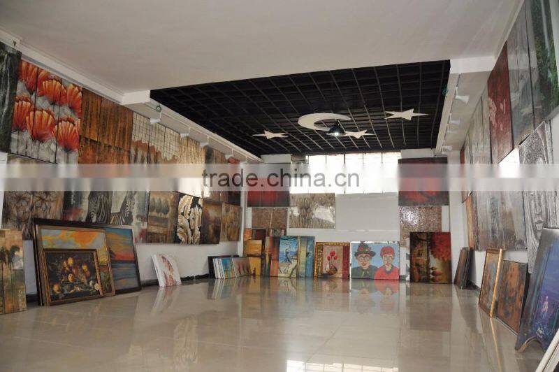 Famous Home Decro Modern Abstract Oil Painting Wine Bottle