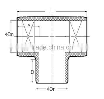 Electrofusion Equal Tee fittings