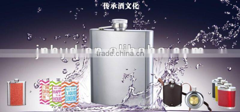 6oz whiskey hip flask stainless steel