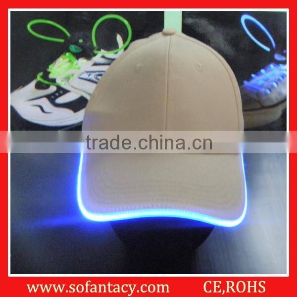 Customized LED Hat and LED Cap , LED Baseball caps with lights