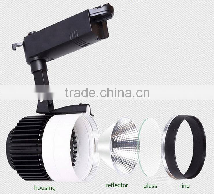 CE ROHS approved high quality commecial 30w led track light