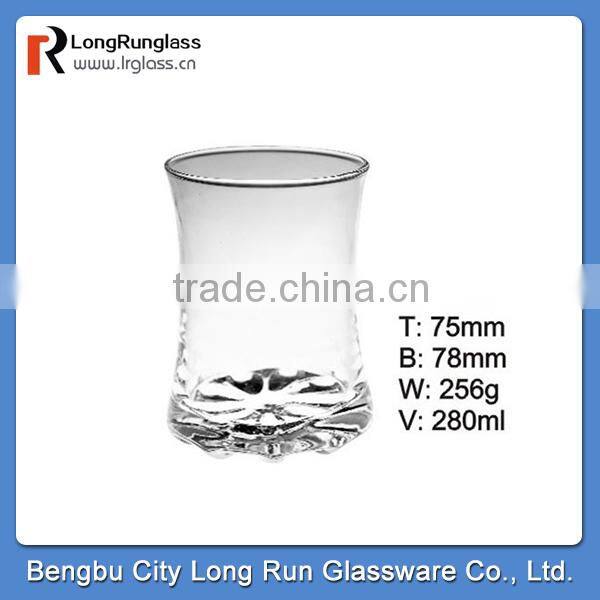 LongRun 280ml brand new design drinking glass&water glass&glass cup wholesale