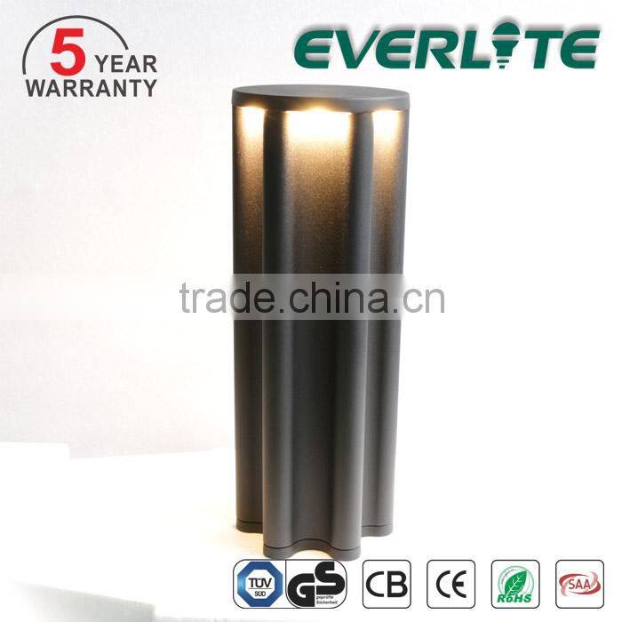 5 years warranty aluminum die-casting housing IP54 80lm/w 9w led post top