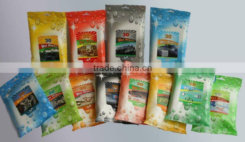 household cleaner, car cleaning wet wipes, daily item cleaning care